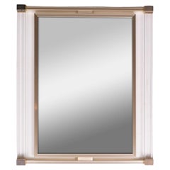 Pierre Vandel Wall Mirror Hollywood Regency 1970s France