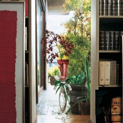 Pierre Vase Colorless & Red by Driade, Borek Sipek