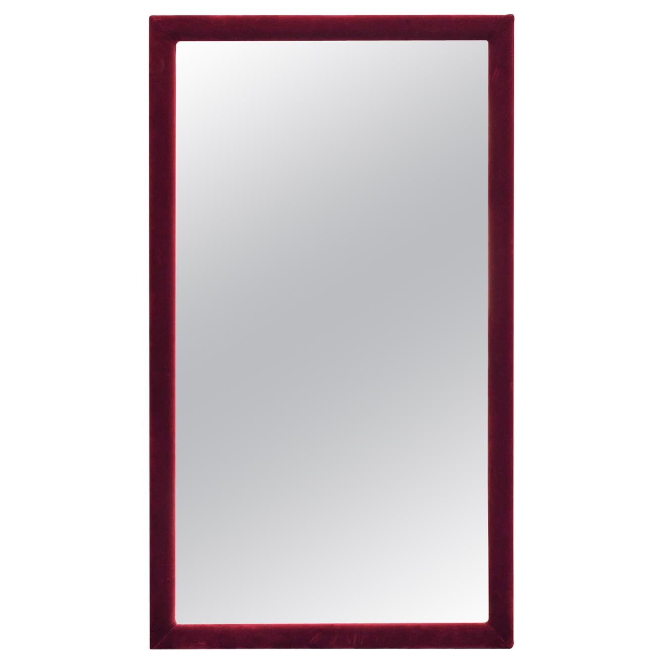 Pierre Velvet Mirror by Chiara Provasi For Sale