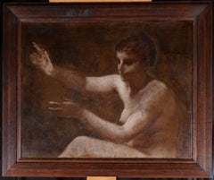Study of a woman for the figure of Industry for a ceiling in Paris