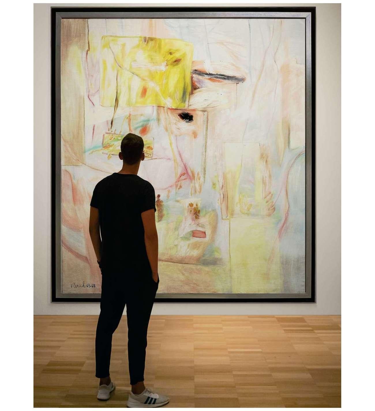 La Isla del Fénix, Óleo sobre lienzo de Pierre Vlerick (1923-1999) en venta 6