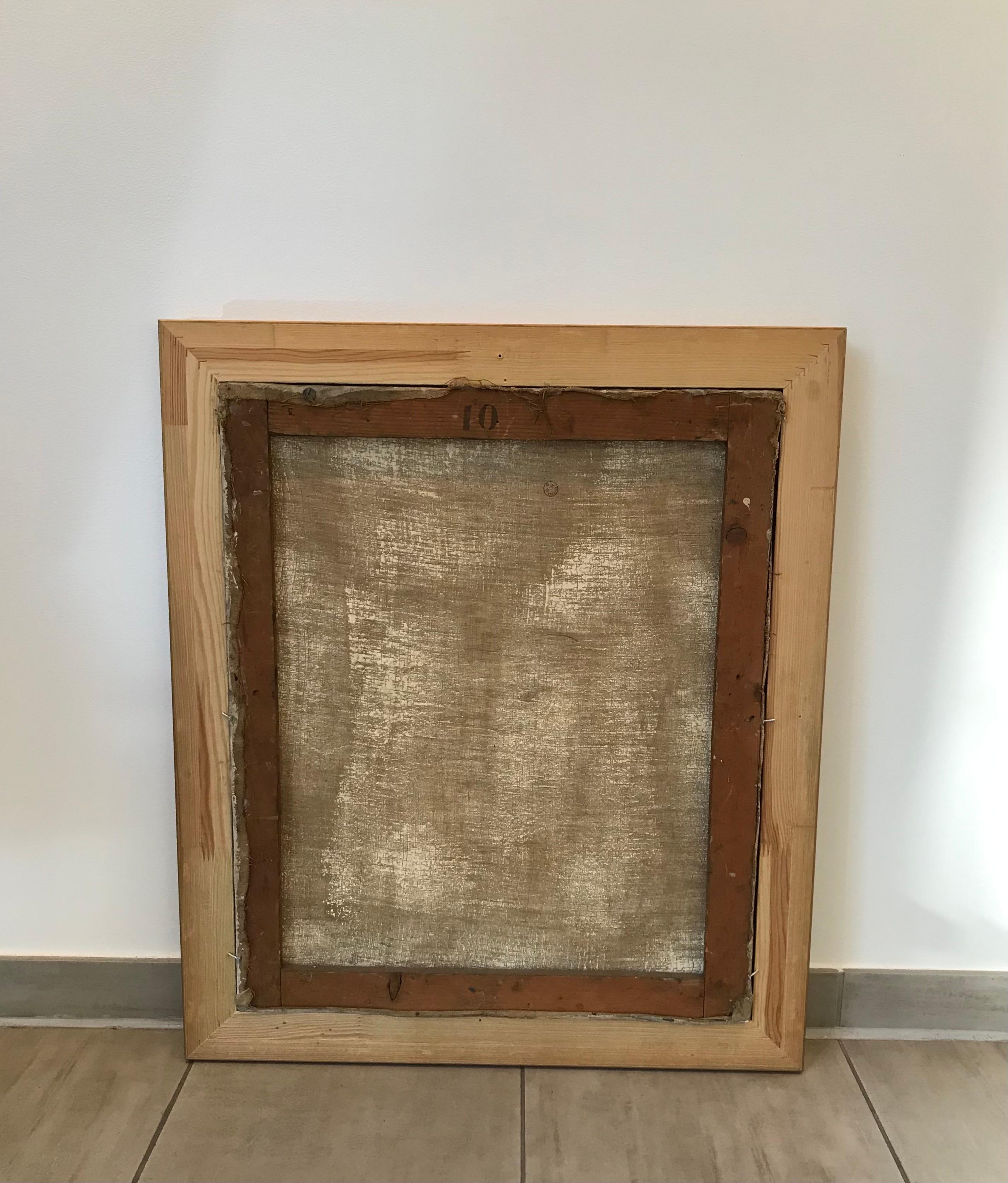 Torment von Pierre Vogel - Öl auf Leinwand 46x55 cm im Angebot 7