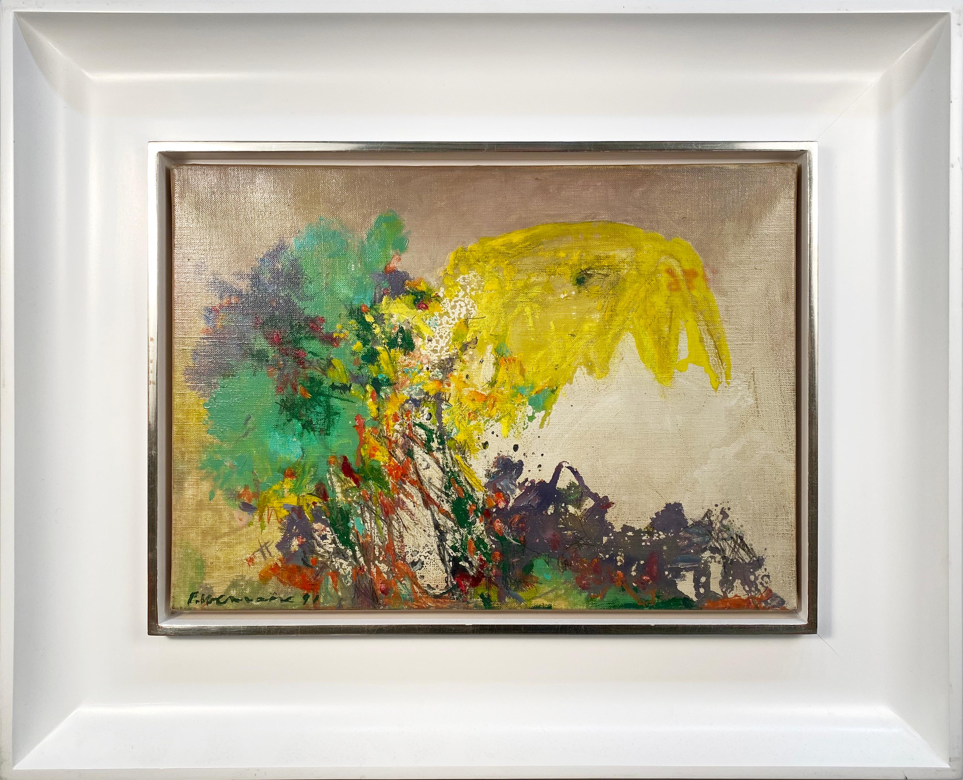Pierre Wemaere Abstract Painting – Vor der Party-Abstraktion
