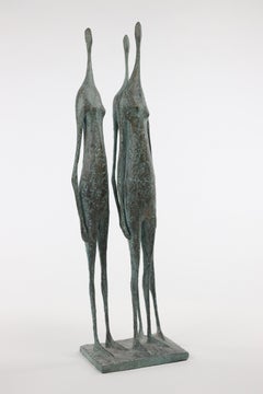 3 Figure in piedi V.I.I. di Pierre Yermia - Scultura contemporanea in bronzo, uomo