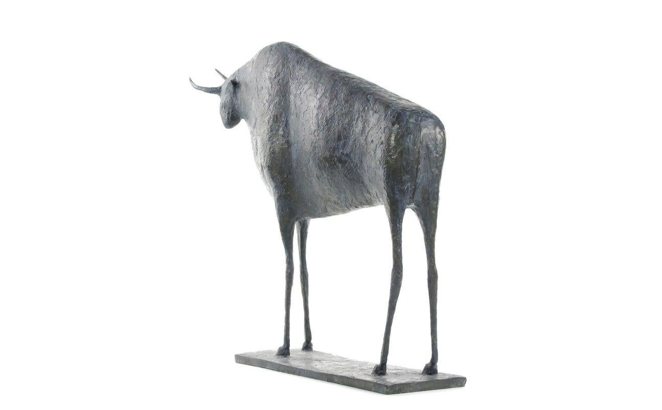 Toro VI di Pierre Yermia - scultura contemporanea in bronzo, animale in vendita 2
