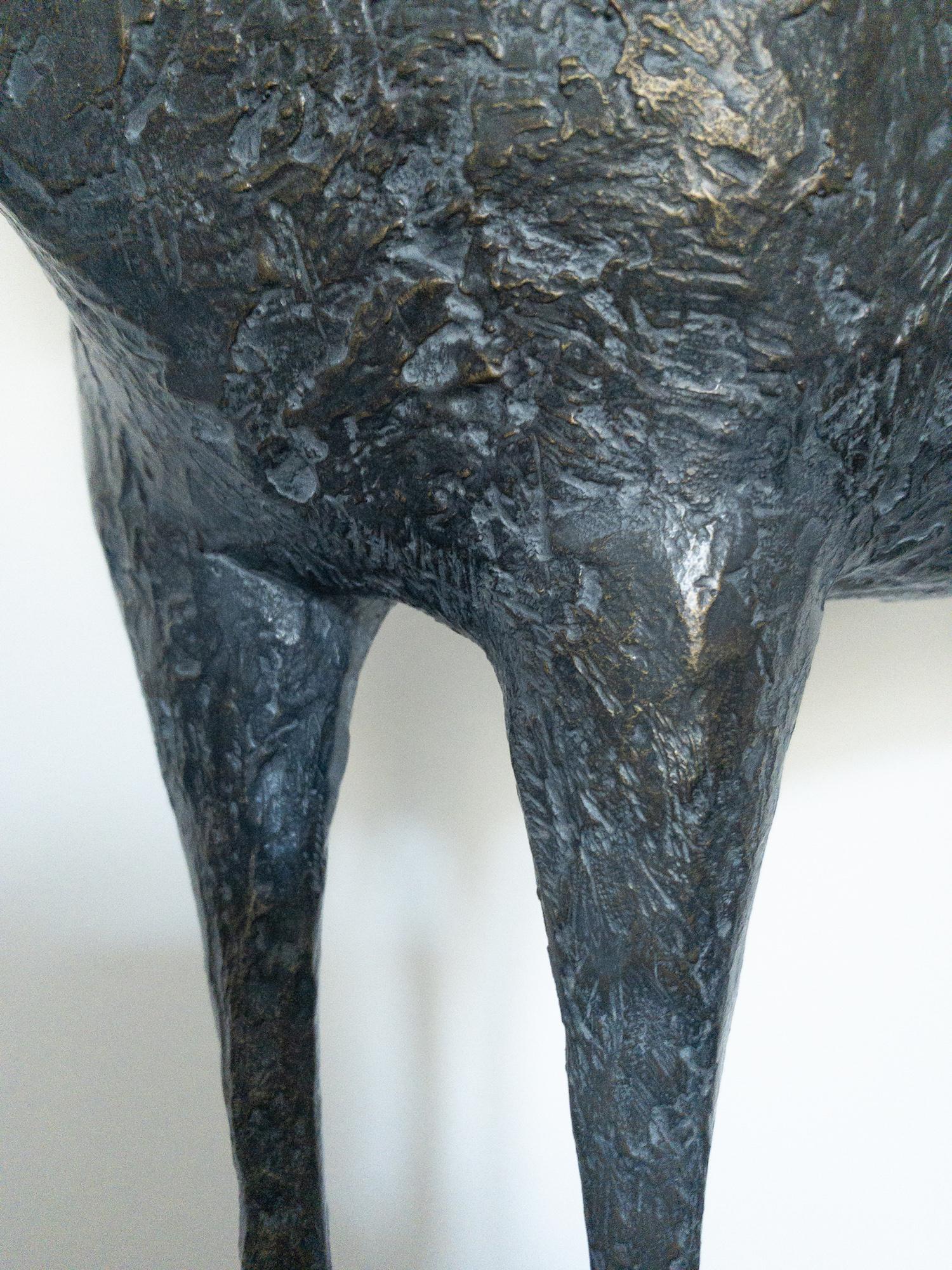 Bull VII  by Pierre Yermia - Contemporary Animal Sculpture For Sale 5