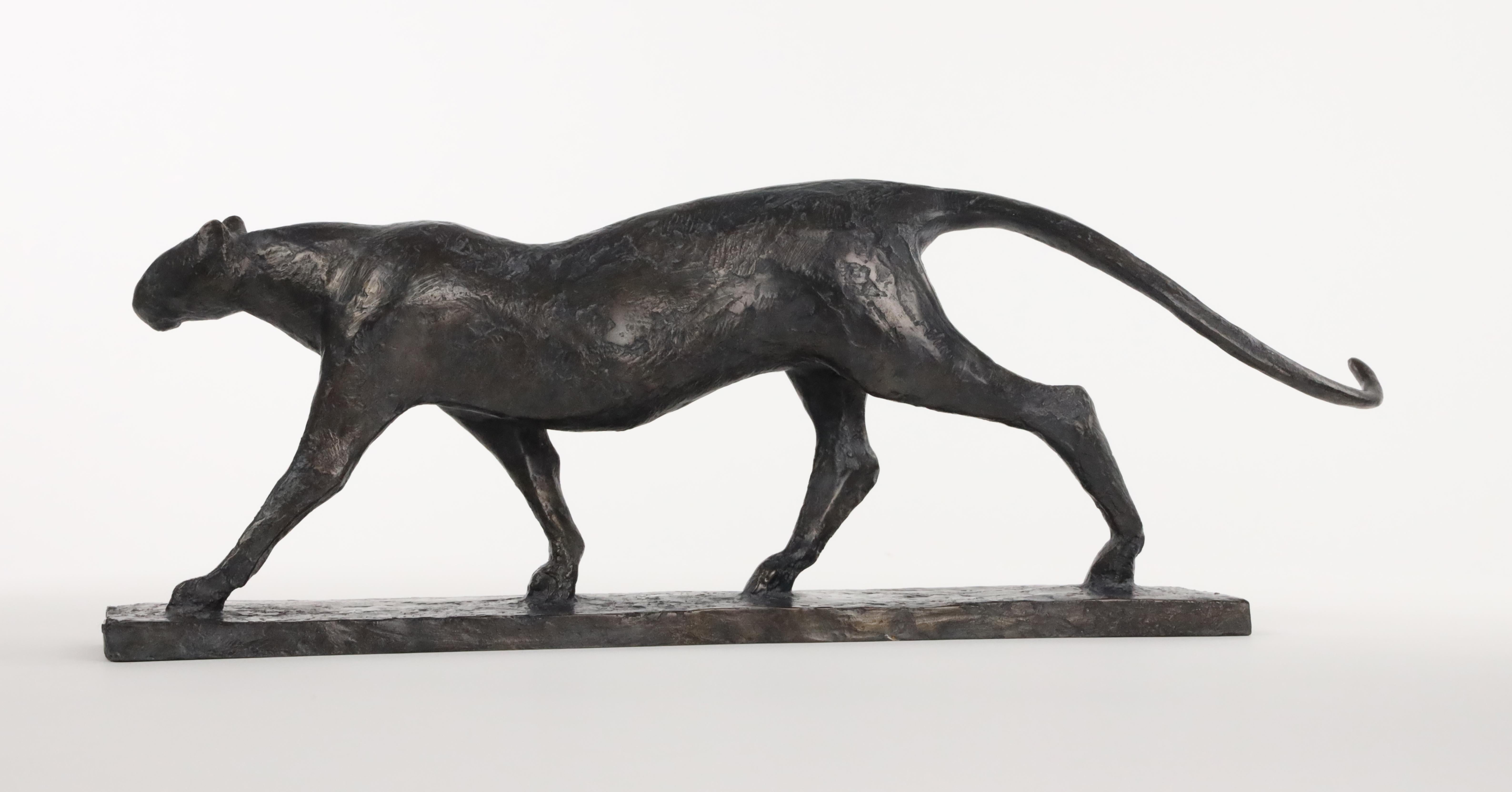 Felino V de Pierre Yermia - Escultura animal contemporánea, bronce en venta 7