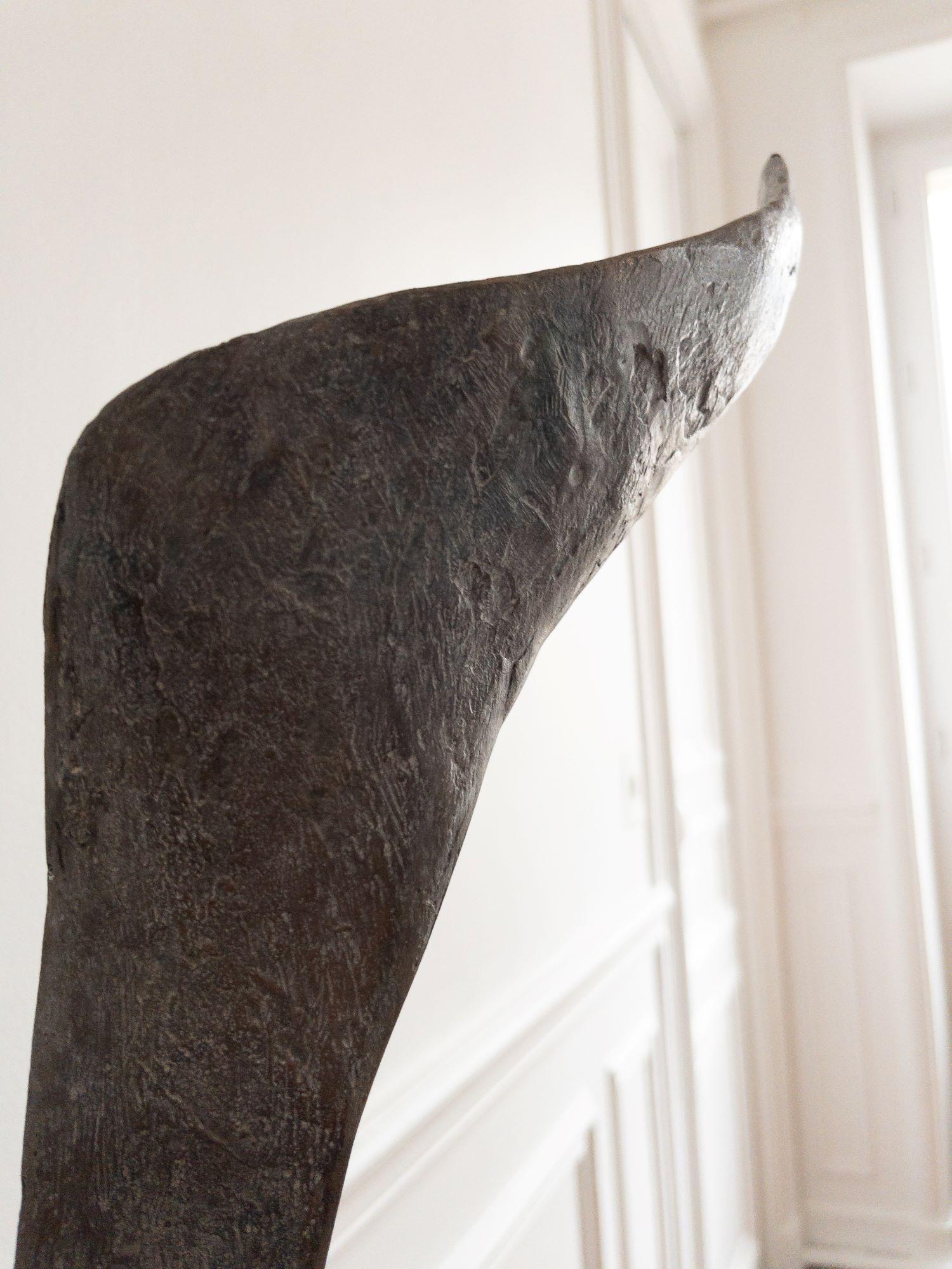 Flamingo I by Pierre Yermia - Animal bronze sculpture, bird, elegant, light in vendita 5