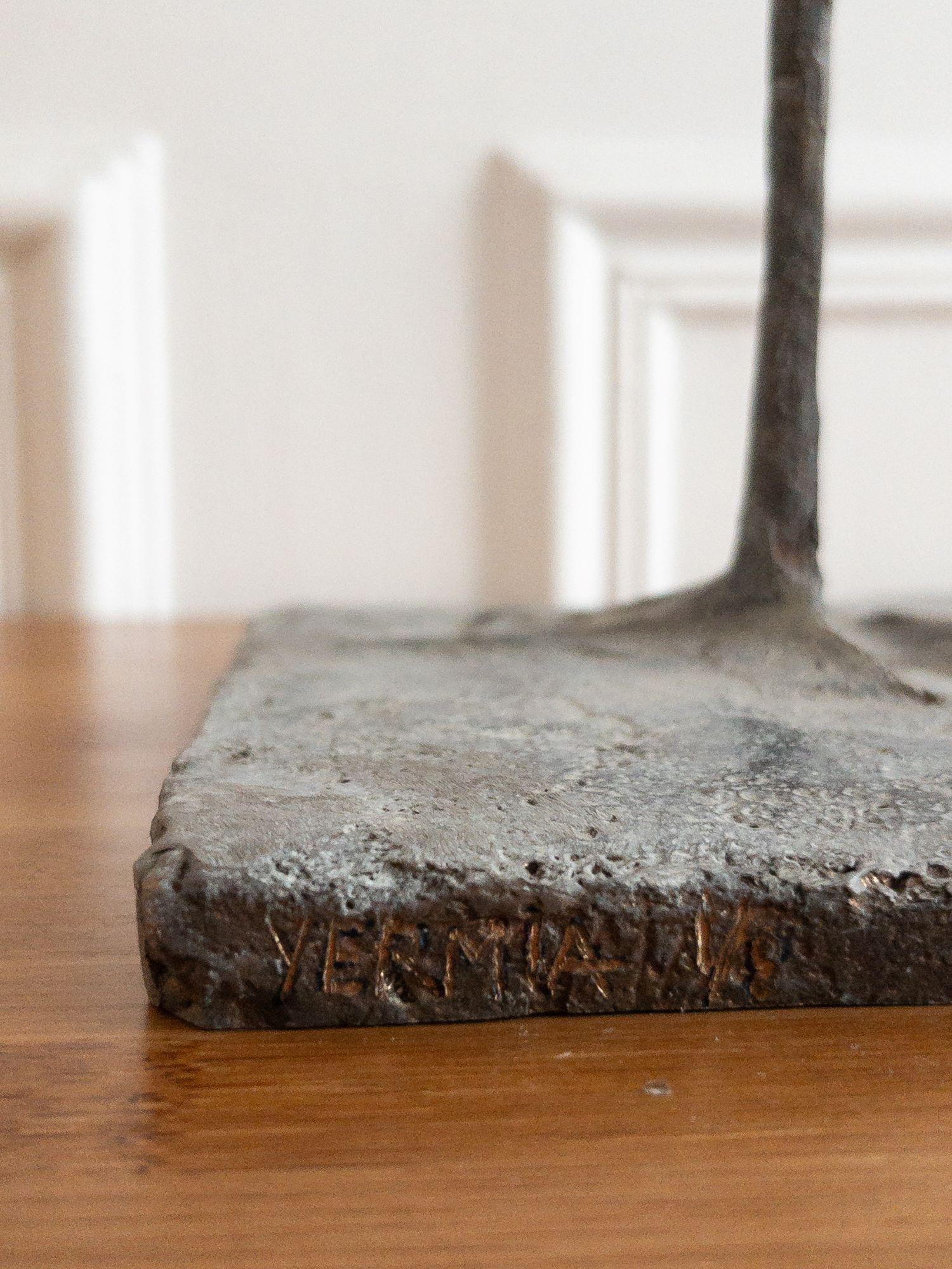 Flamingo I by Pierre Yermia - Animal bronze sculpture, bird, elegant, light in vendita 7