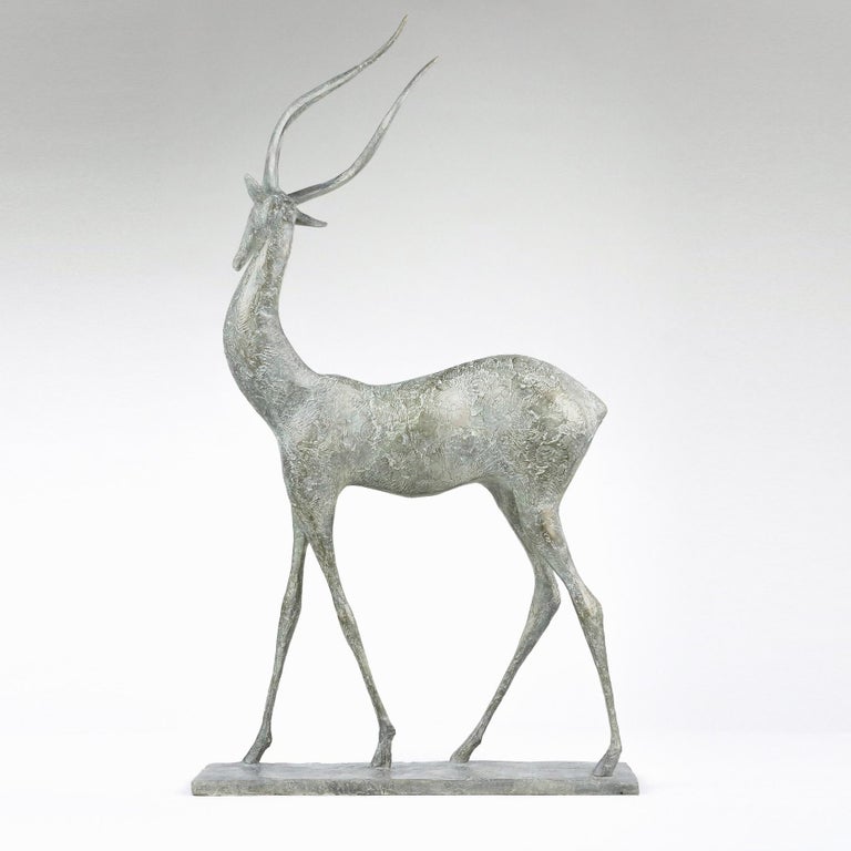 Gazelle II, Animal Bronze Sculpture For Sale 1