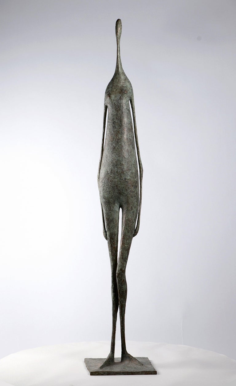 Pierre Yermia Great Standing Figure II Contemporary Bronze Sculpture For Sale at 1stDibs