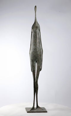Große Stehende Figur II von Pierre Yermia - Zeitgenössische Skulptur, Mensch, lang