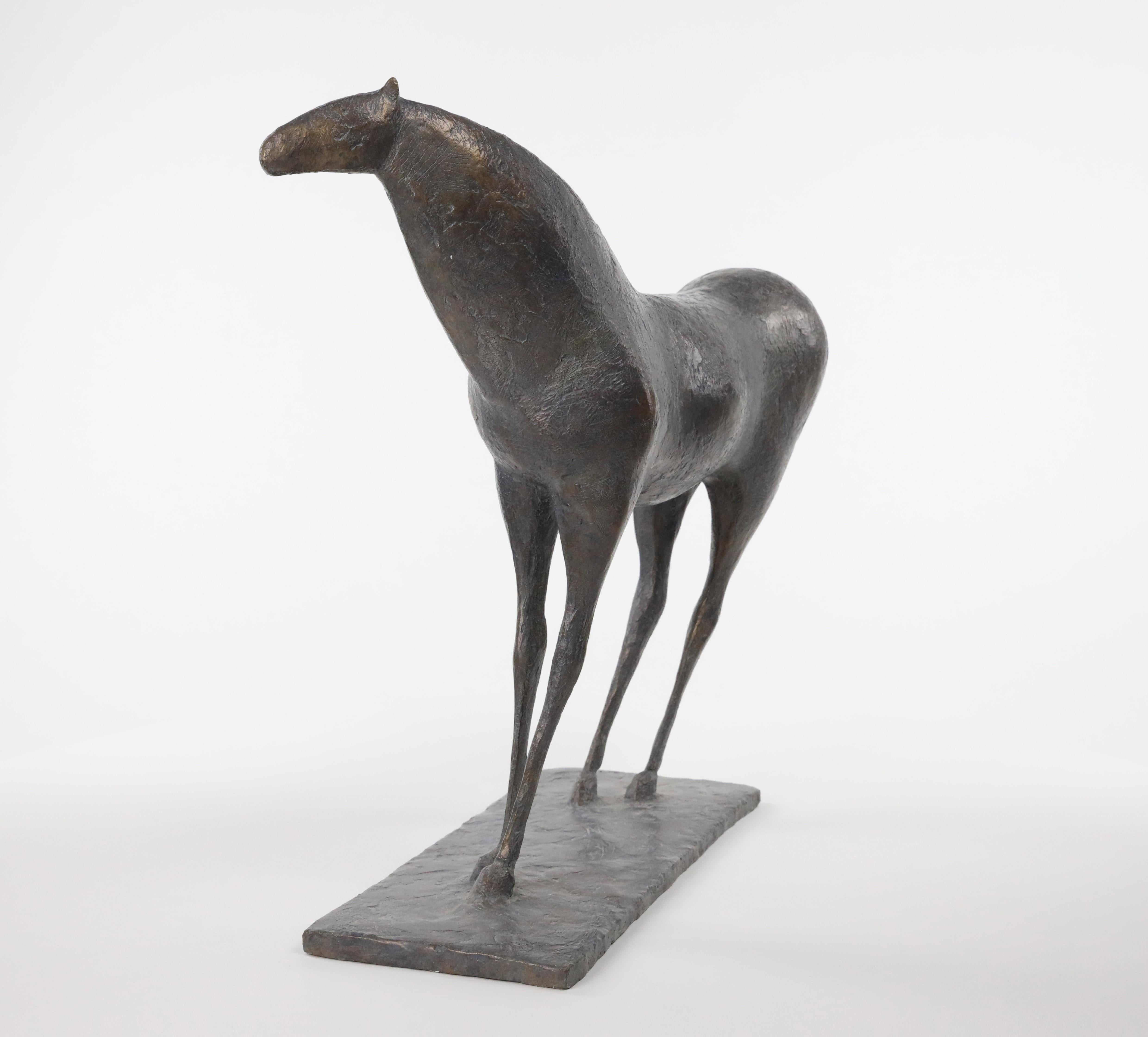 Cheval XII par Pierre Yermia - Sculpture animalière en bronze, élégance, sauvage, force en vente 8