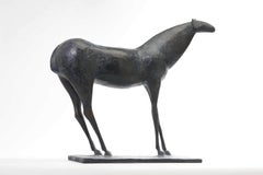 Horse XII by Pierre Yermia - Animal bronze sculpture, elegance, wild, force