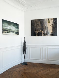 Large Standing Figure IV by Pierre Yermia - bronze sculpture, human figure