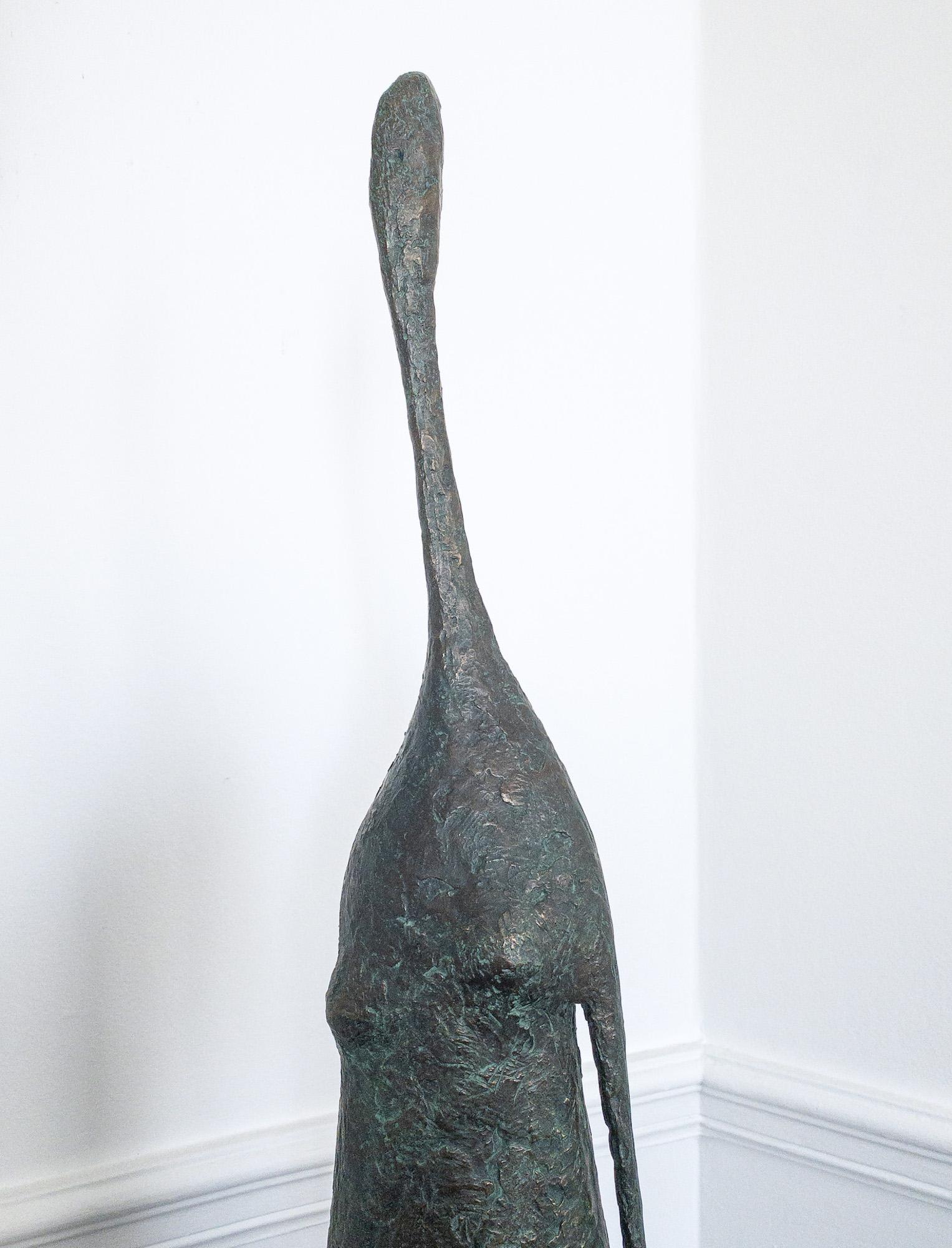 Large Standing Figure IV by Pierre Yermia - bronze sculpture, human figure in vendita 2