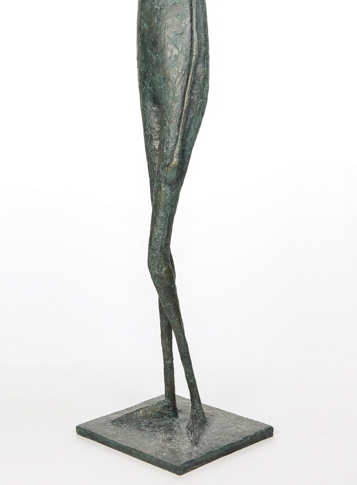 Large Standing Figure IV by Pierre Yermia - Contemporary bronze sculpture 1