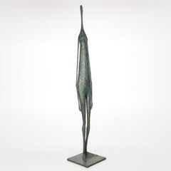 Large Standing Figure IV by Pierre Yermia - Contemporary bronze sculpture
