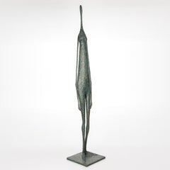 Große Stehende Figur IV von Pierre Yermia - Zeitgenössische Bronzeskulptur, Mensch