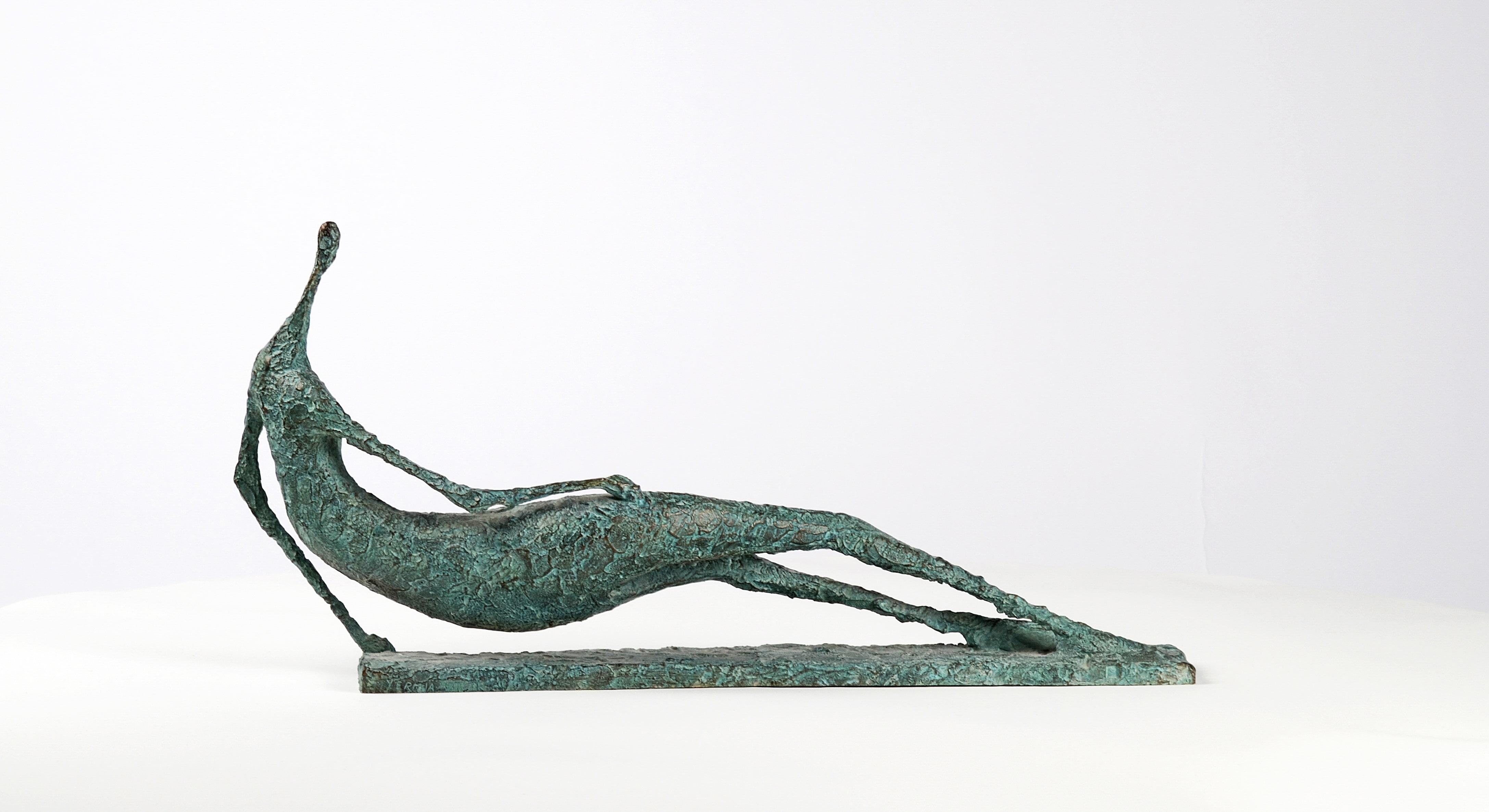 Lying Figure IV - Contemporary Bronze Sculpture 4