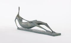 Lying Figure V by Pierre Yermia - Contemporary Bronze Sculpture