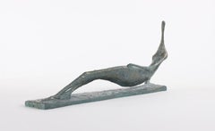 Lying Figure V by Pierre Yermia - Contemporary bronze sculpture, nude woman