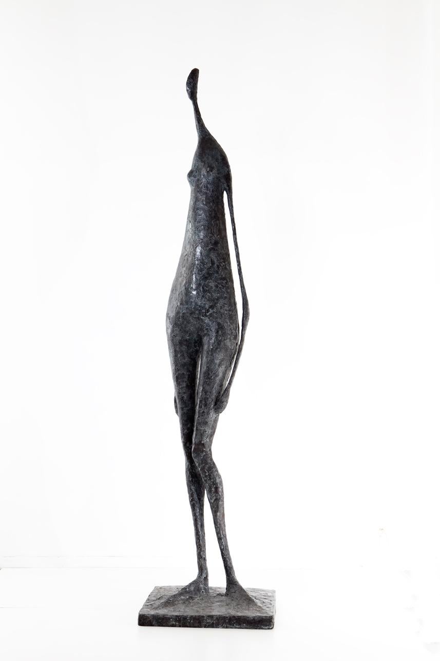 Monumental Standing Figure I by Pierre Yermia - Contemporary bronze sculpture For Sale 1
