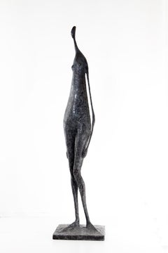 Monumental Standing Figure I by Pierre Yermia - Contemporary bronze sculpture
