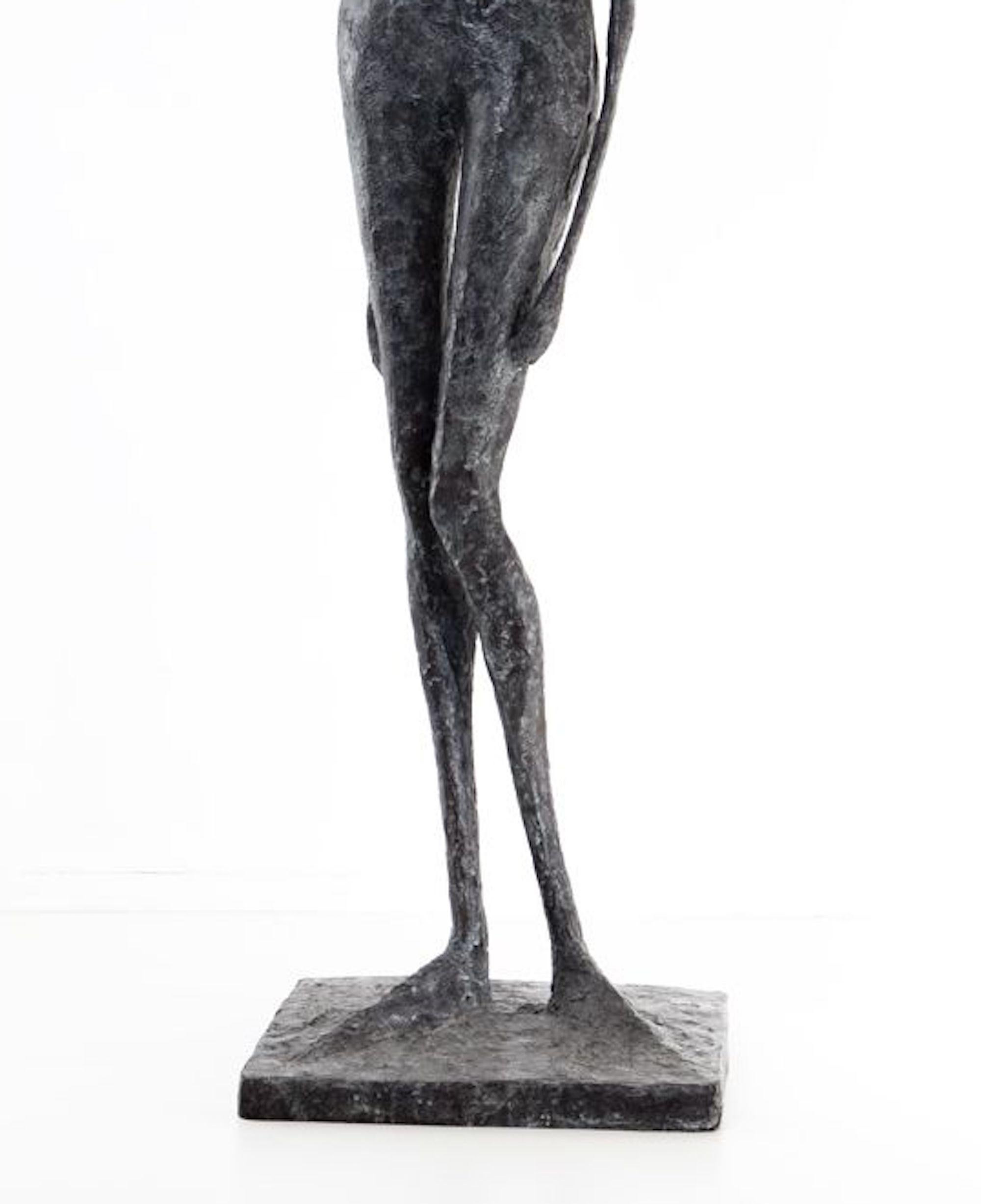 Monumental Standing Figure I by Pierre Yermia - Contemporary bronze sculpture For Sale 3
