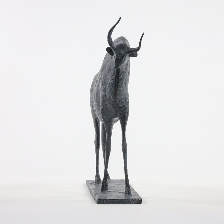 Small Bull I by Pierre Yermia - Contemporary Animal Sculpture, Bronze For Sale 3