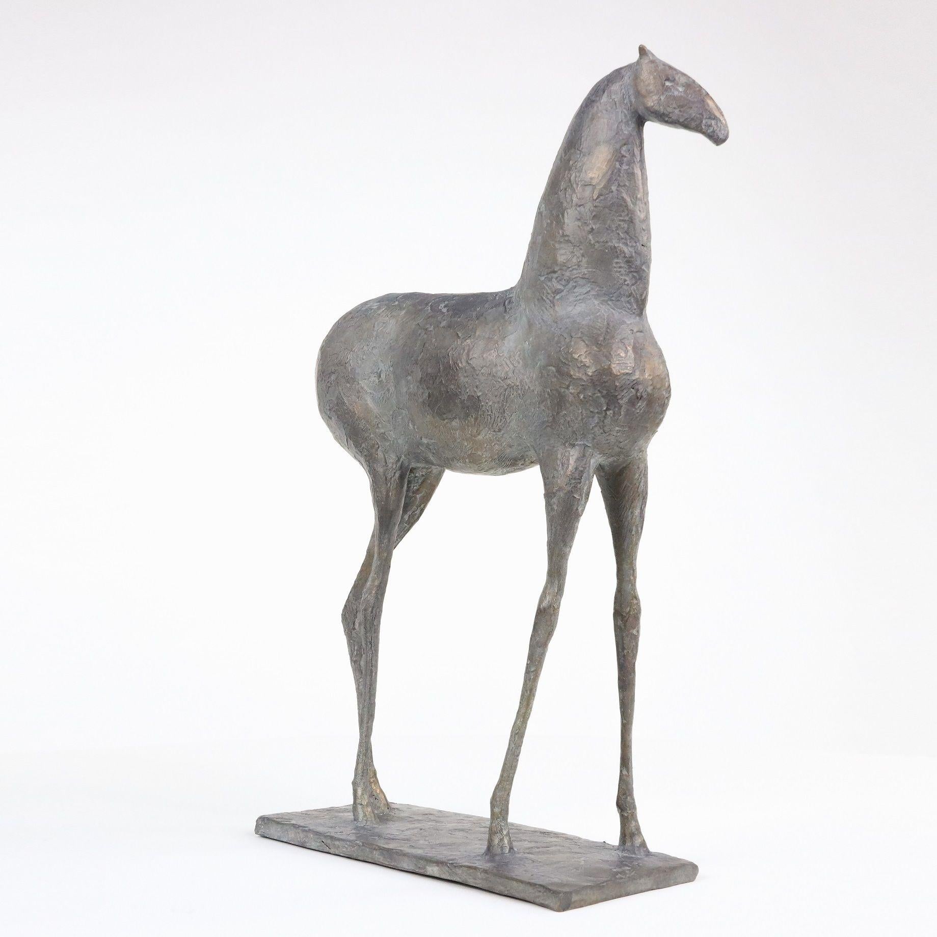 Petit cheval II de Pierre Yermia - Sculpture animalière en bronze, contemporaine en vente 1