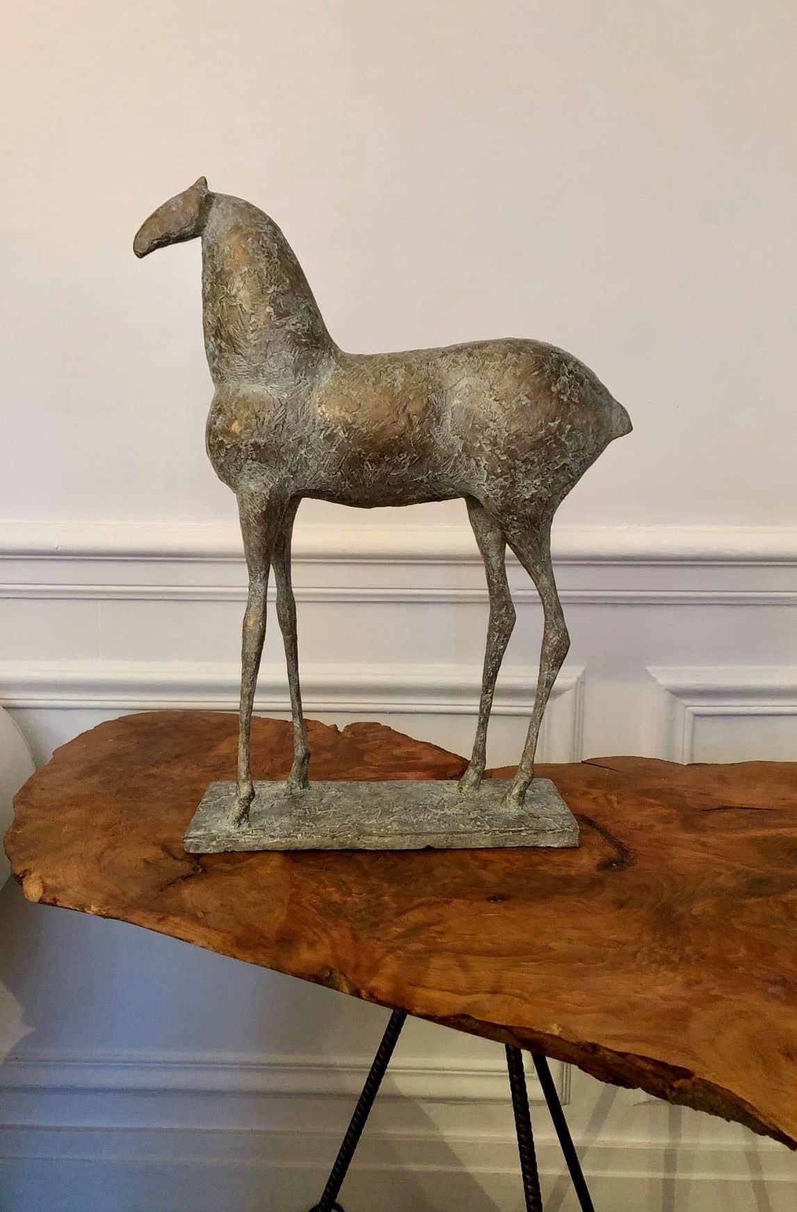 Small Horse II by Pierre Yermia - Animal bronze sculpture, contemporary For Sale 4