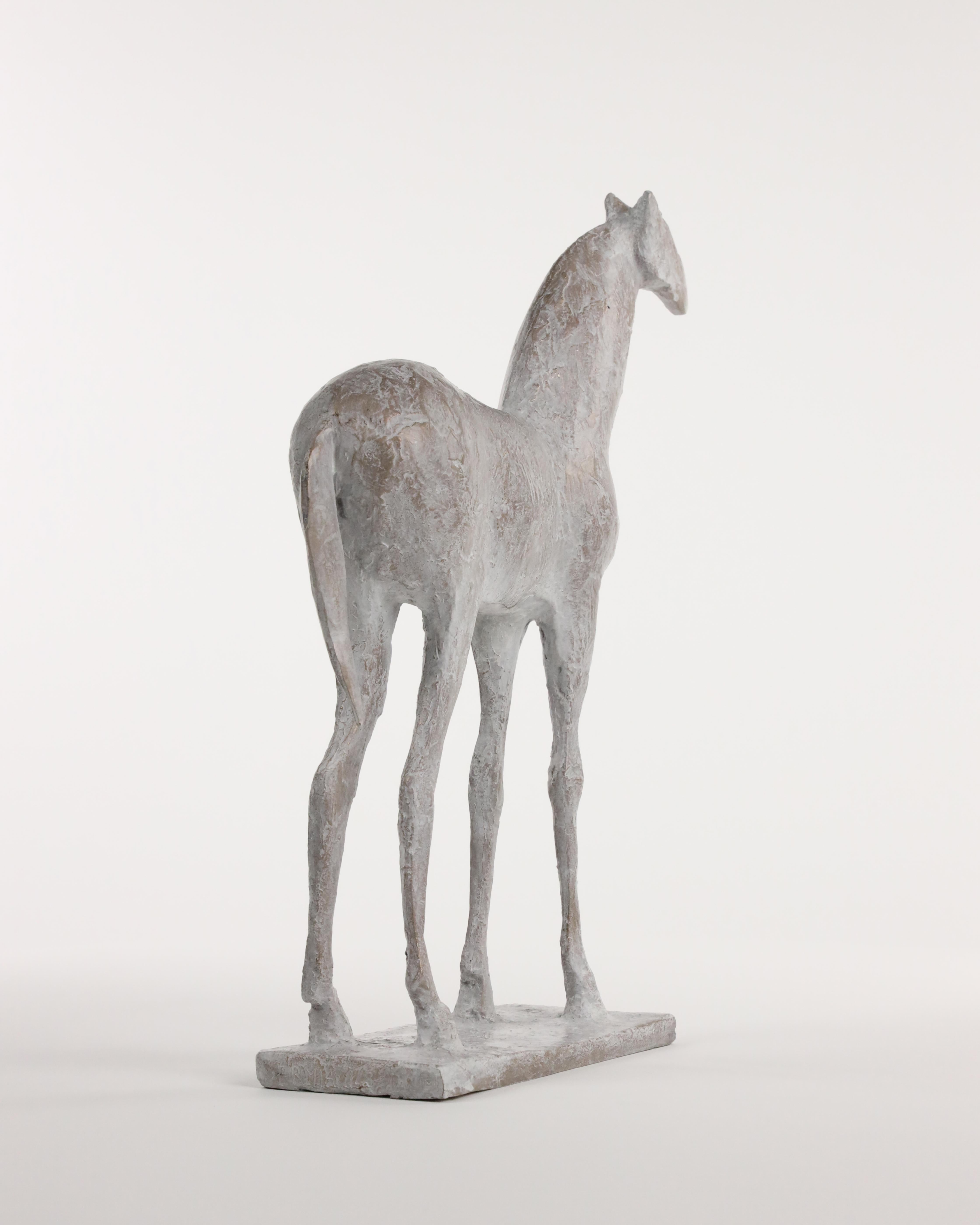 Small Horse IV di Pierre Yermia - Scultura animale in bronzo, elegante, libera e selvaggia in vendita 7