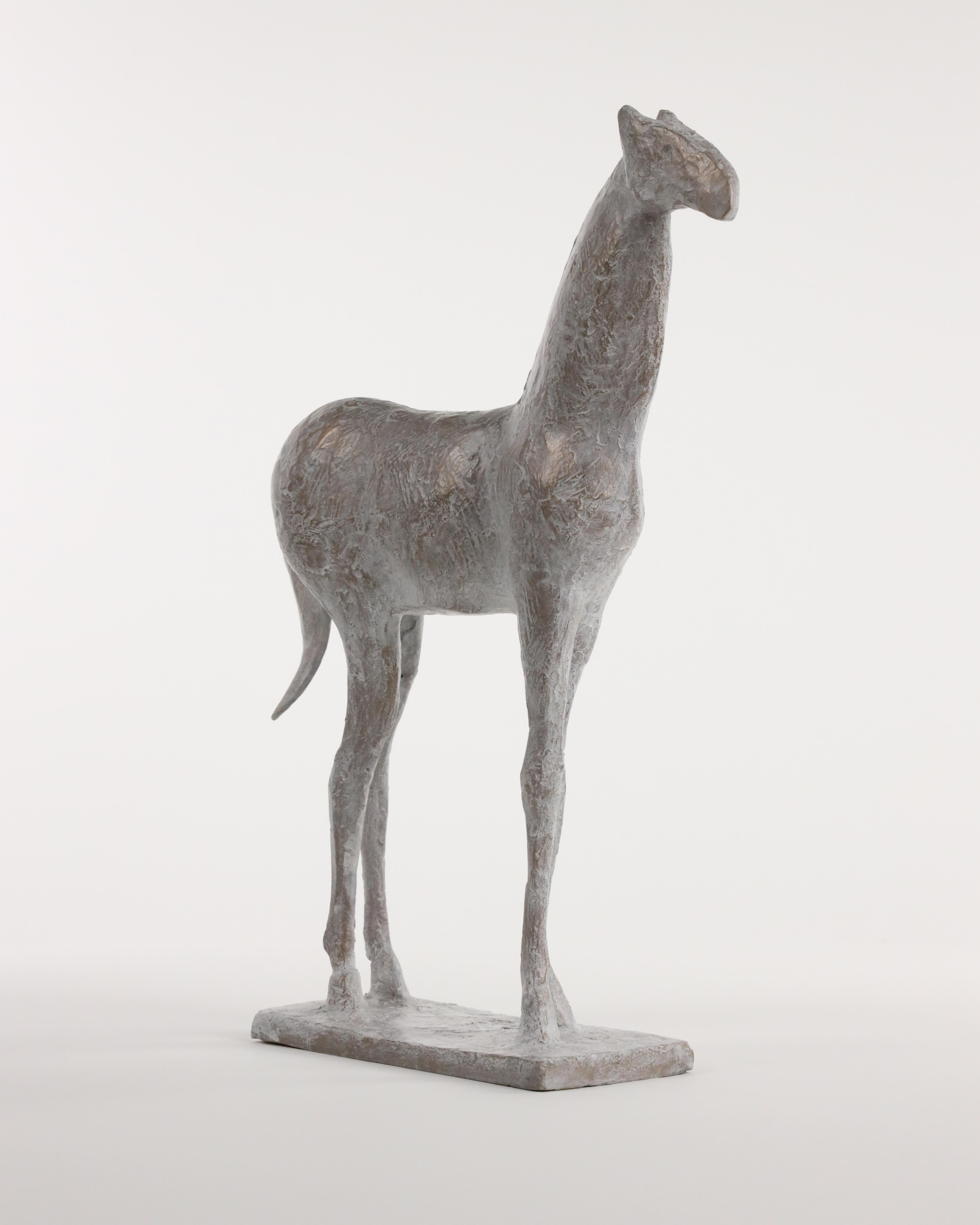 Petit cheval IV de Pierre Yermia, sculpture en bronze, élégante, libre et sauvage en vente 8