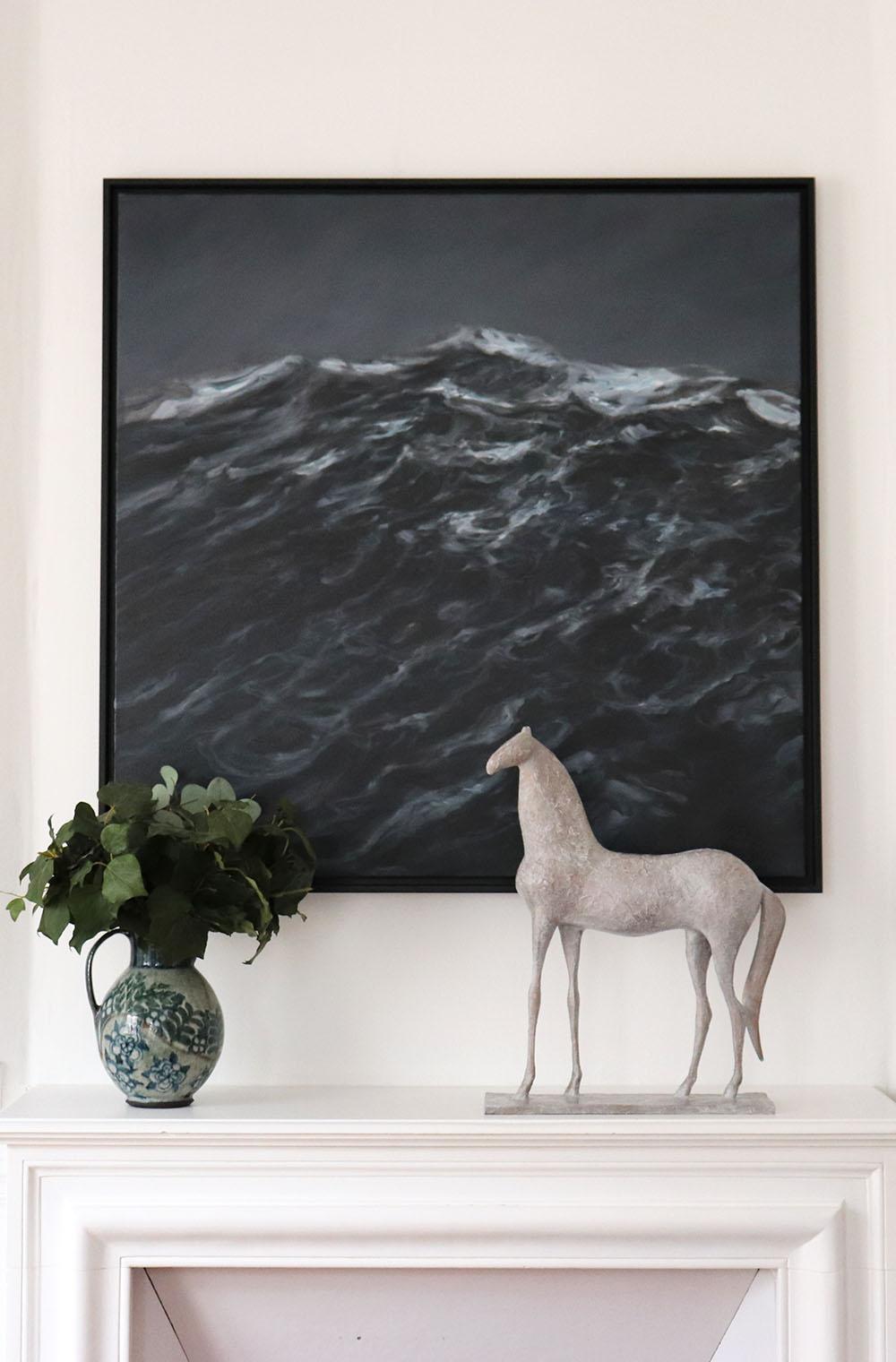 Petit cheval V par Pierre Yermia - Sculpture animalière en bronze, élégante, patine légère en vente 1