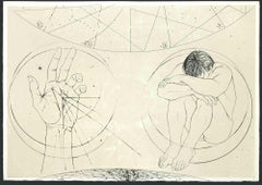 Fiat Lux- Etching by Pierre-Yves Trémois - 1955
