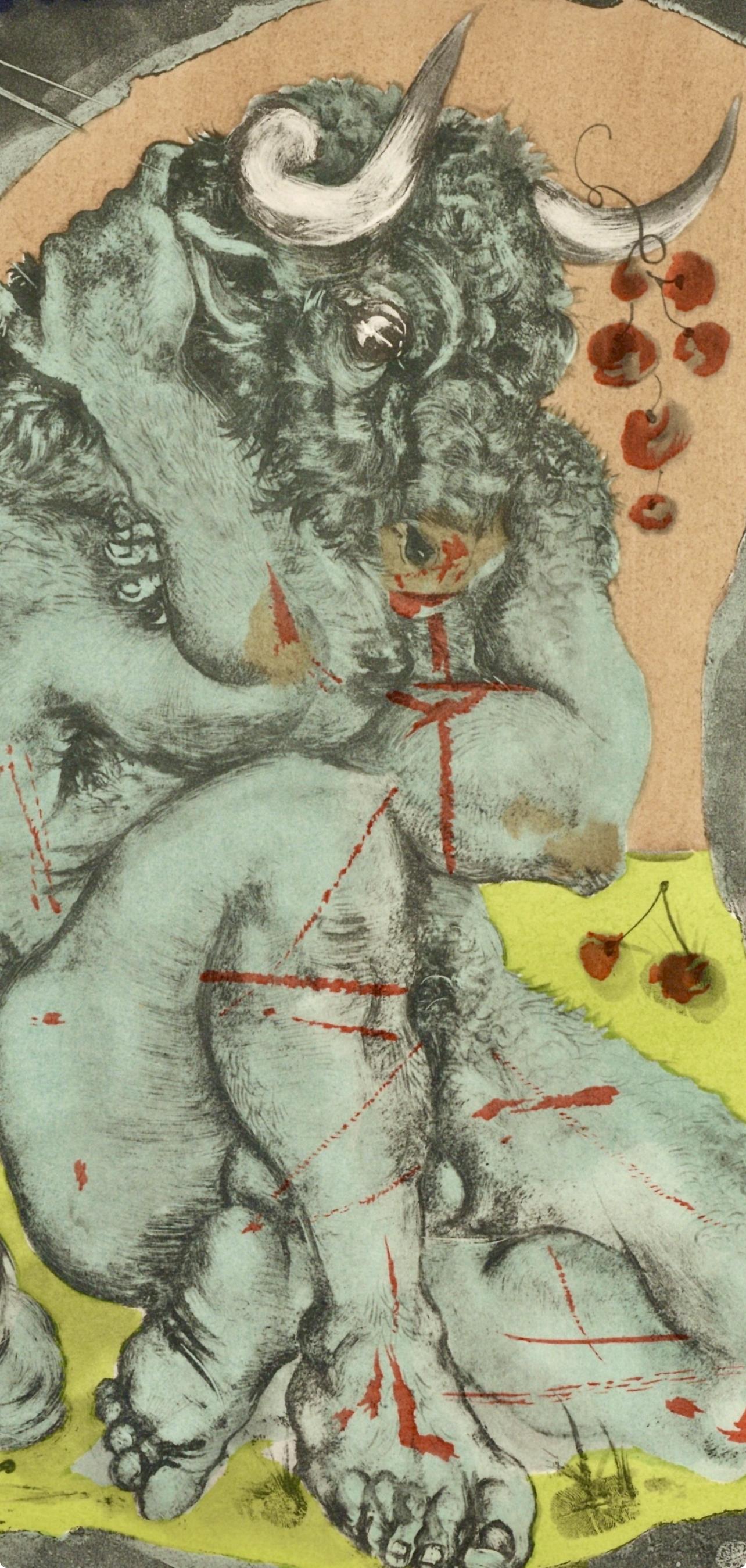 Trémois, Initiation, Fleurs et Flammes (après) - Print de Pierre-Yves Trémois