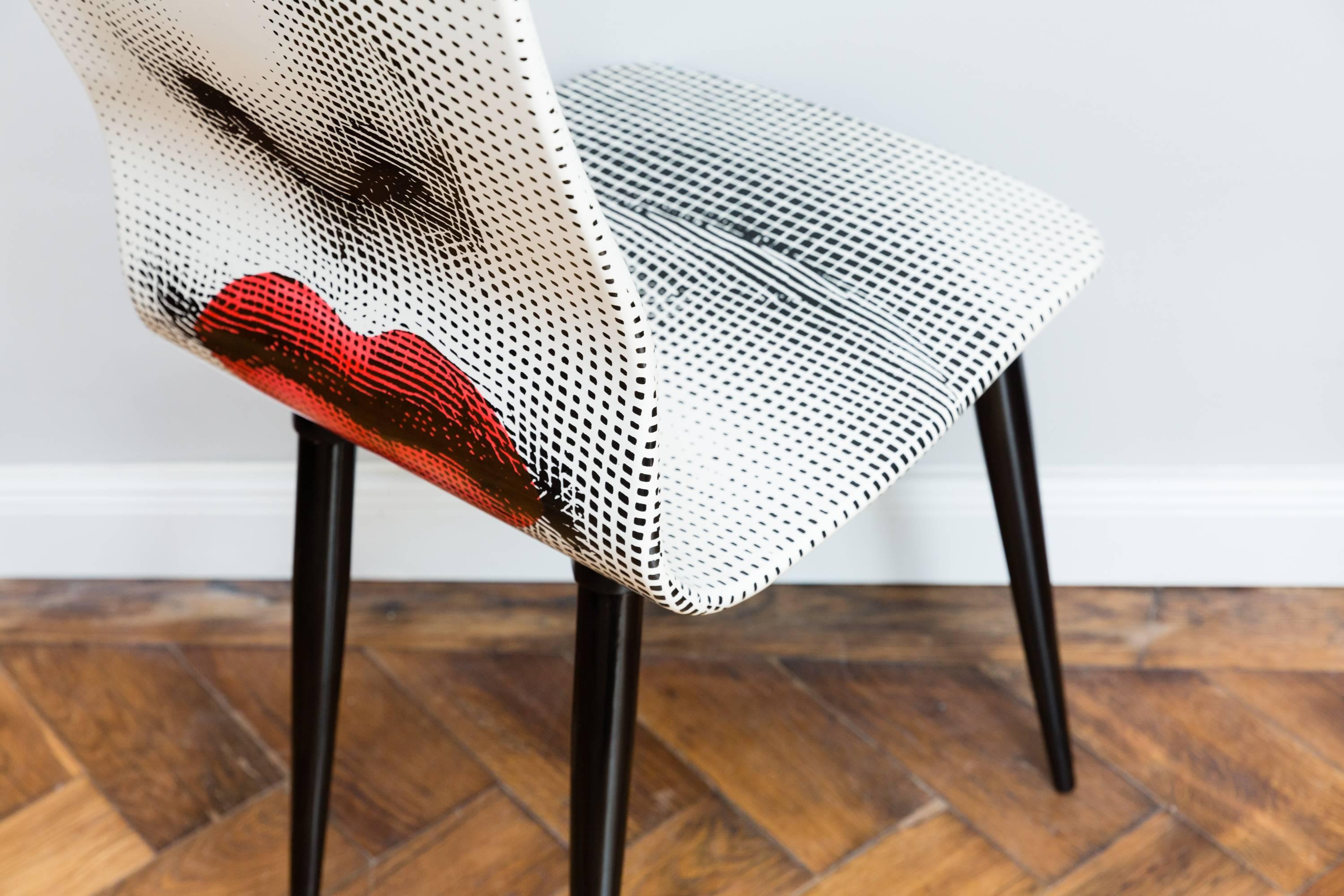 Pierro Fornasetti Bocca Chair, Italy Milano, 2006 In Good Condition For Sale In Munich, DE