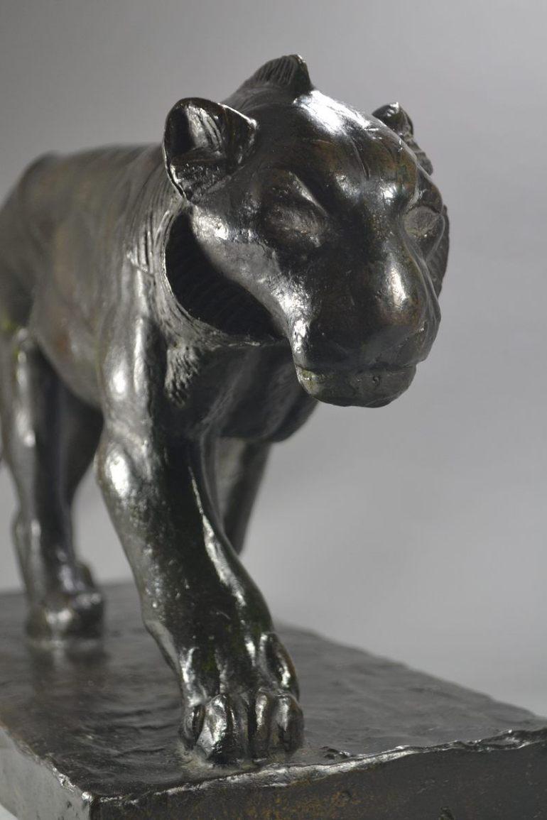 Pierro Palazzolo Bronze Walking Panther, Circa 1926, Rembrandt Bugatti Entourage 1