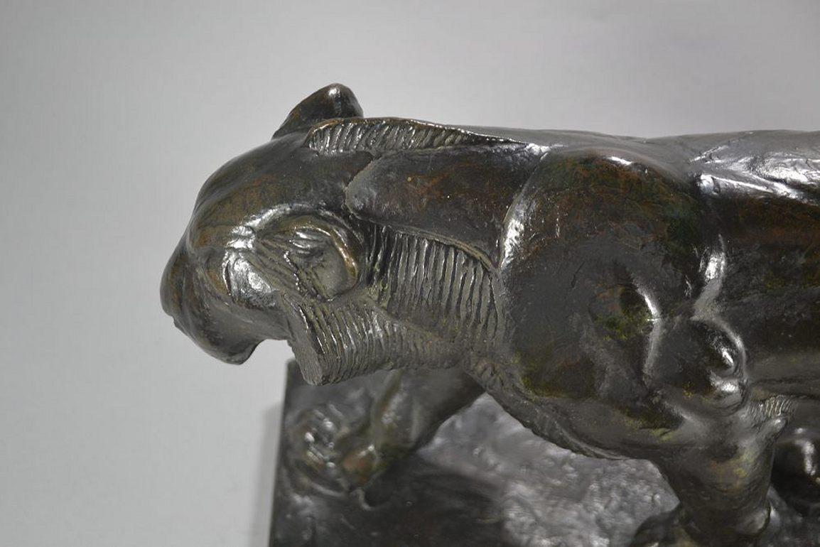 Pierro Palazzolo Bronze Walking Panther, Circa 1926, Rembrandt Bugatti Entourage 2