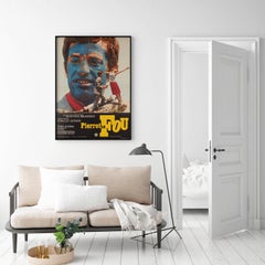 Pierrot le Fou 1965 French Moyenne Film Poster