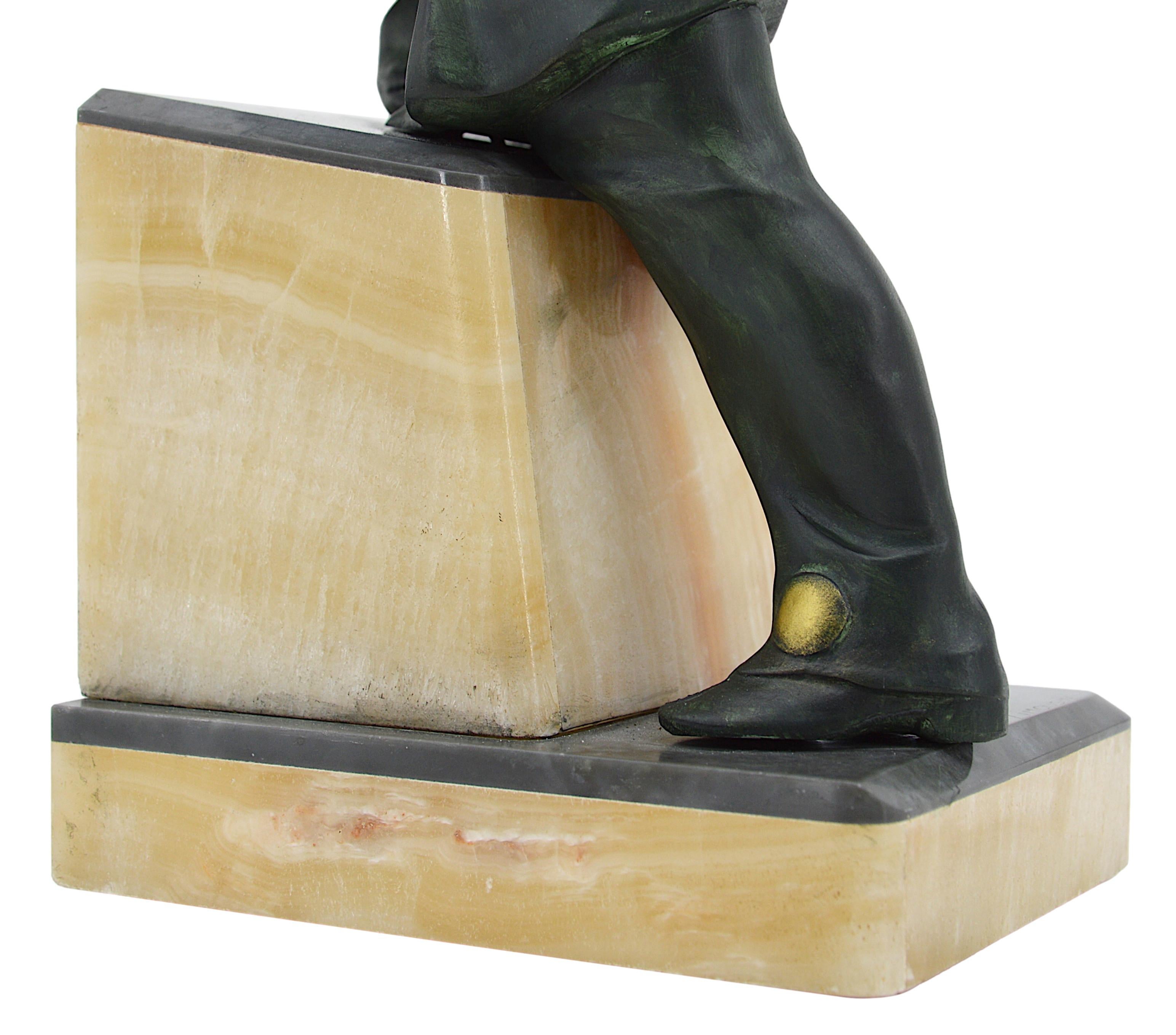 Scultura Pierrot, 1920 in vendita 2