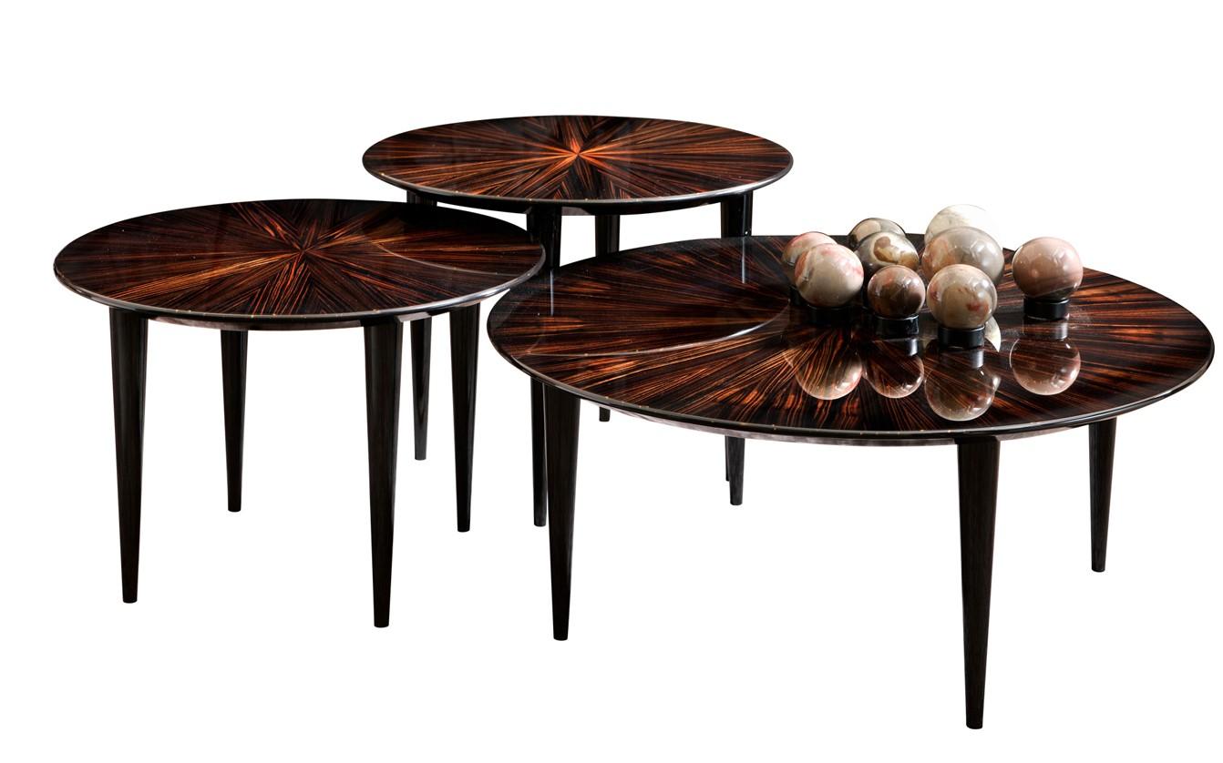 Modern Pierrot Set of 3 Coffee Tables by Dom Edizioni For Sale