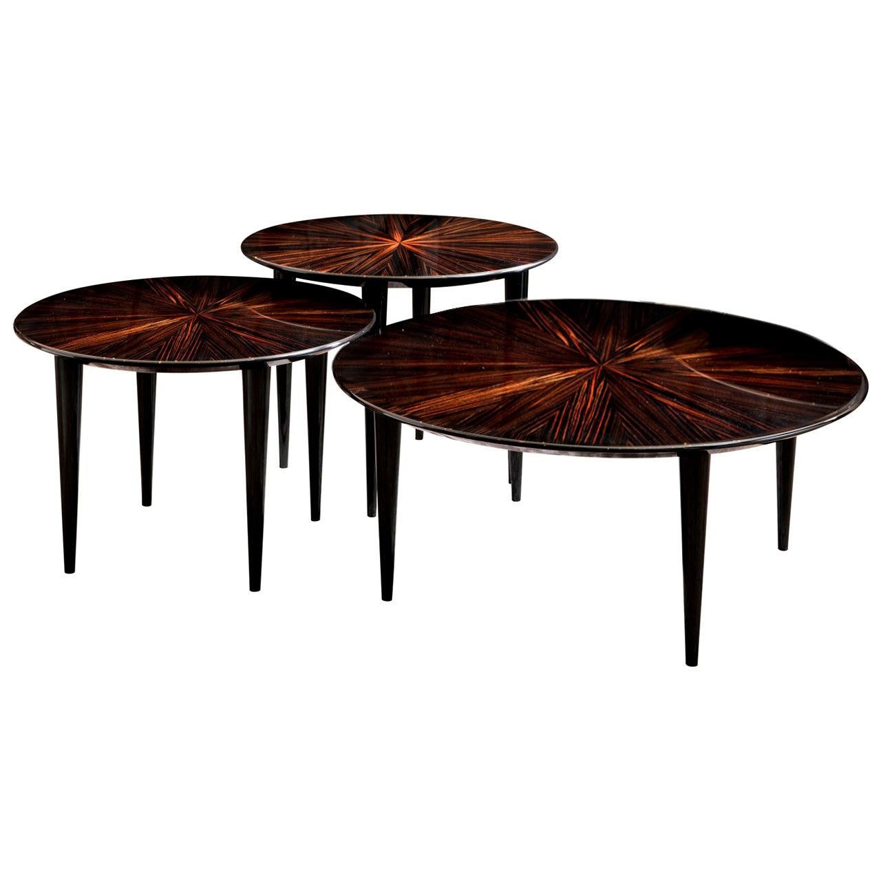 Pierrot Set of 3 Coffee Tables by Dom Edizioni For Sale
