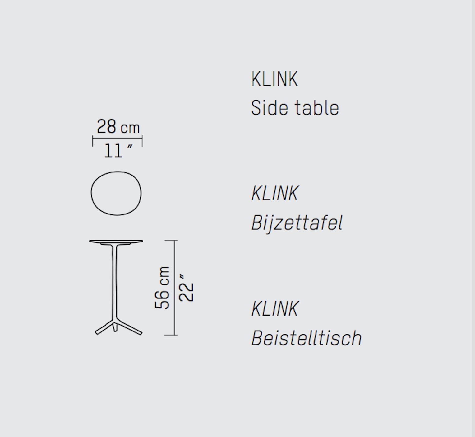 Table d'appoint Klink en bronze clair Piet Boon Neuf - En vente à Vancouver, BC