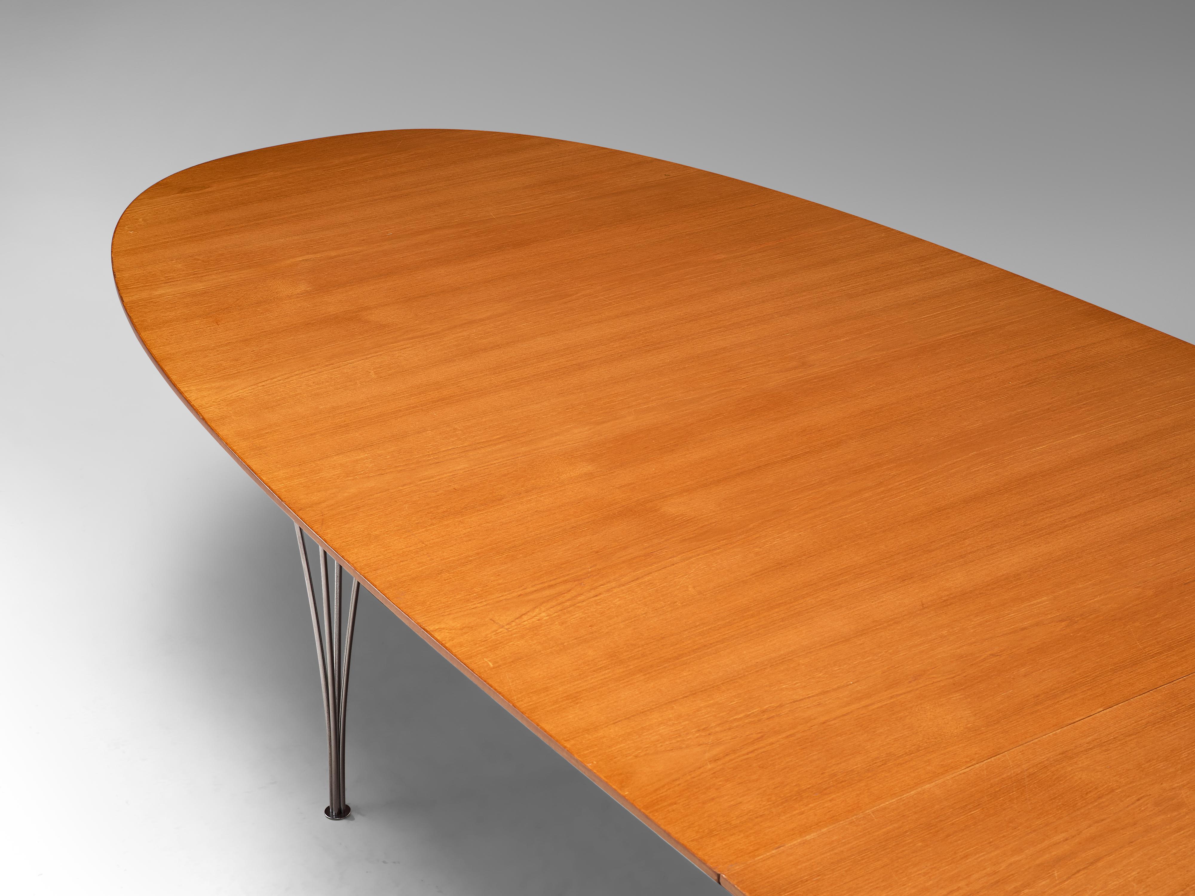 Piet Hein & Bruno Mathsson 'Superellipse' Large Table in Teak 1