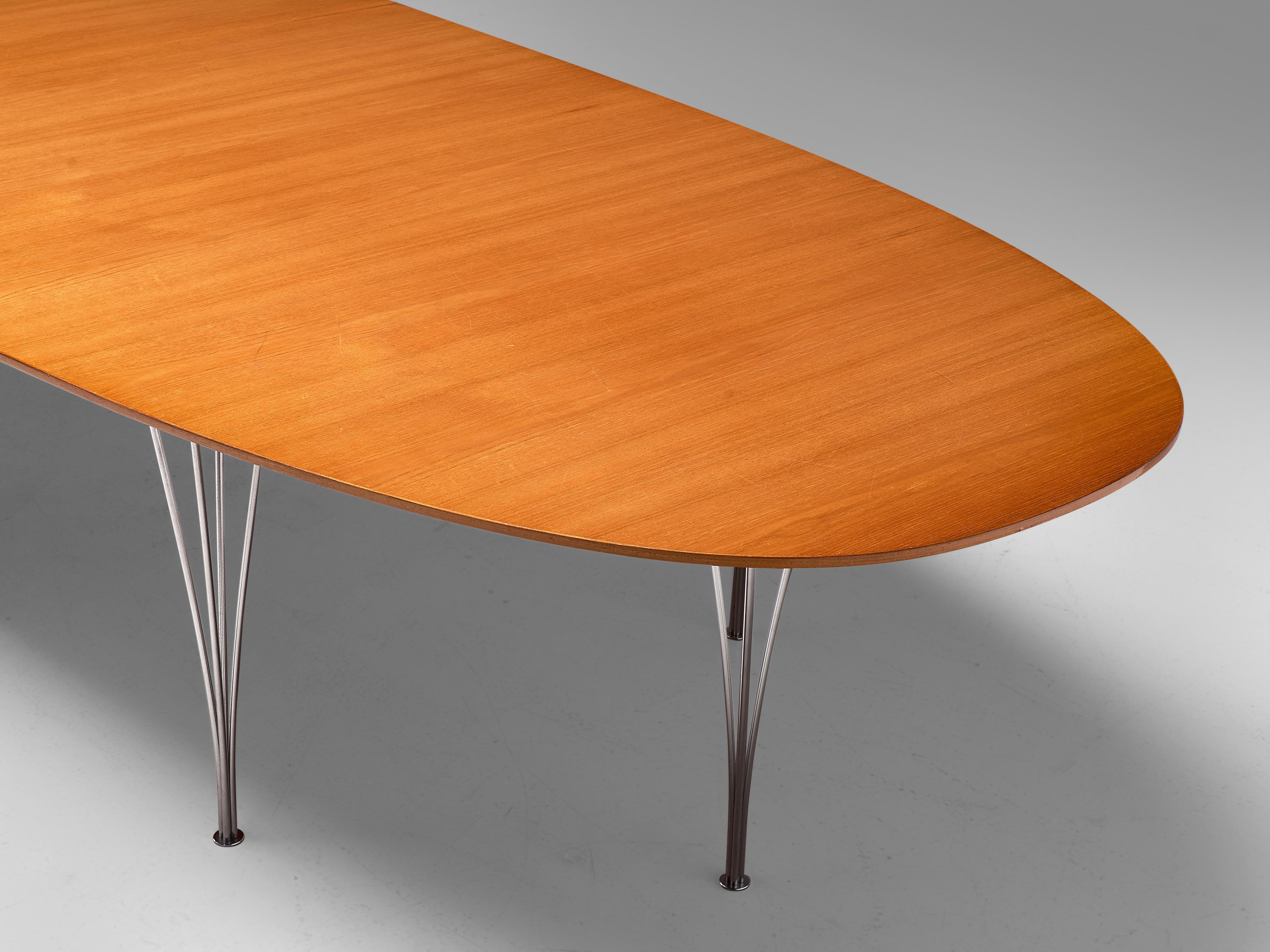 Piet Hein & Bruno Mathsson 'Superellipse' Large Table in Teak 3