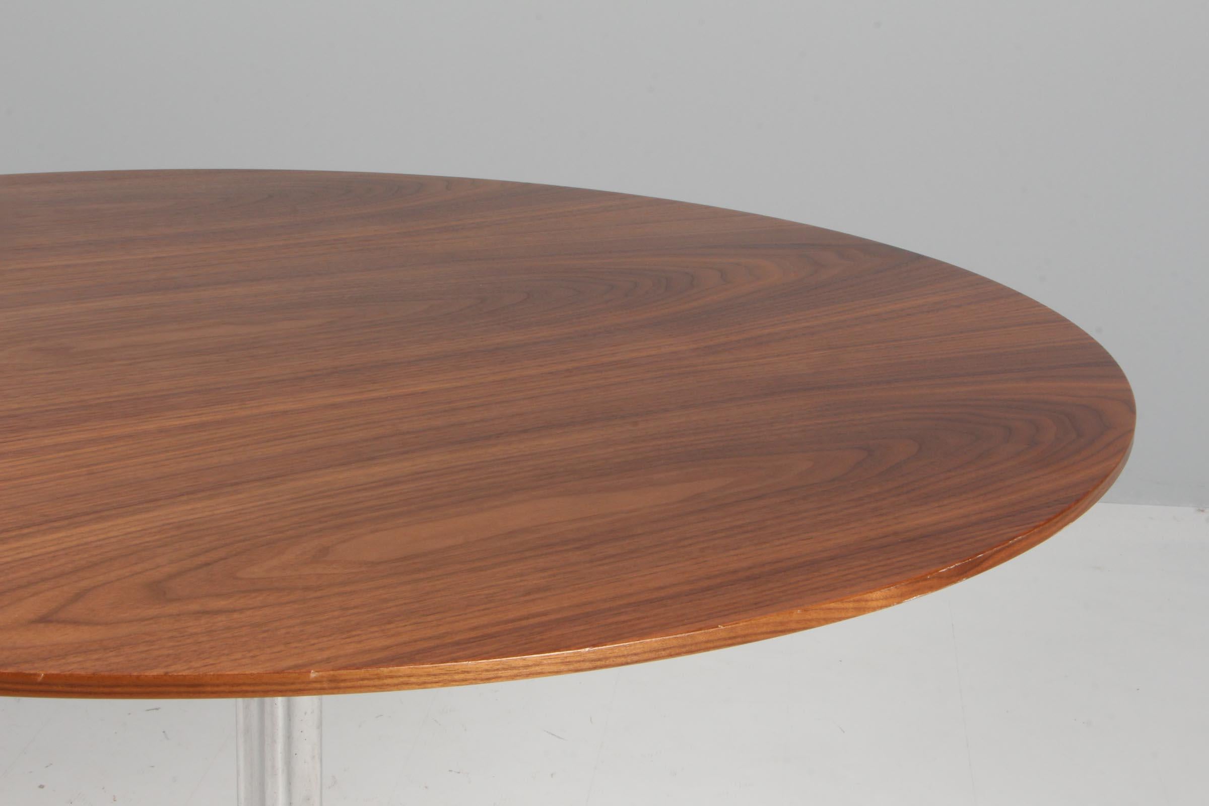 Walnut Piet Hein & Arne Jacobsen, Café Table