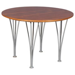 Piet Hein & Arne Jacobsen, Coffee Table, Walnut