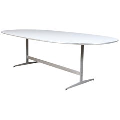Table de salle à manger Ellipse de Piet Hein & Arne Jacobsen 